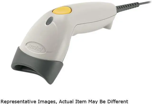 Main image of Zebra (Motorola) Symbol LS1203-1AZK0100SR Barcode Scanner - White