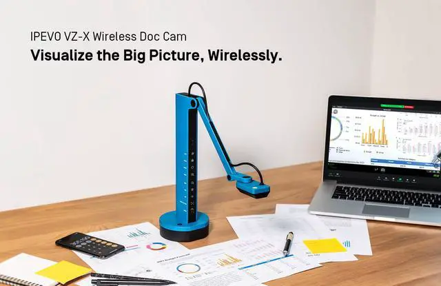 Alt view image 6 of 7 - IPEVO VZ-X Wireless, HDMI & USB Document Camera