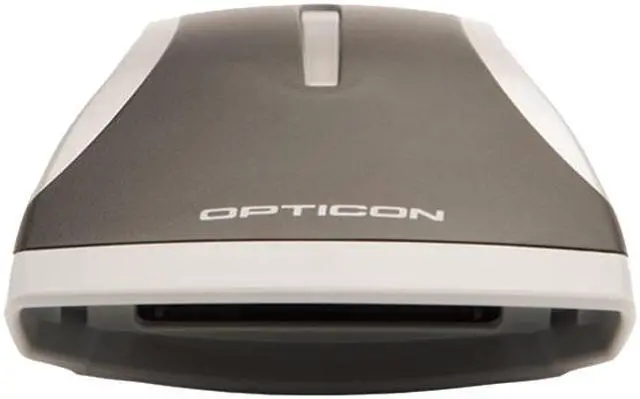 Alt view image 4 of 5 - Opticon OPR 2001 Slim, Ultra-lightweight Handheld 1D Laser Scanner, USB (HID) Kit, Silver/Black - OPR2001ZU1-00