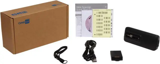 Alt view image 9 of 9 - CipherLab A16642BSNUN01 1664 Bluetooth Barcode Scanner