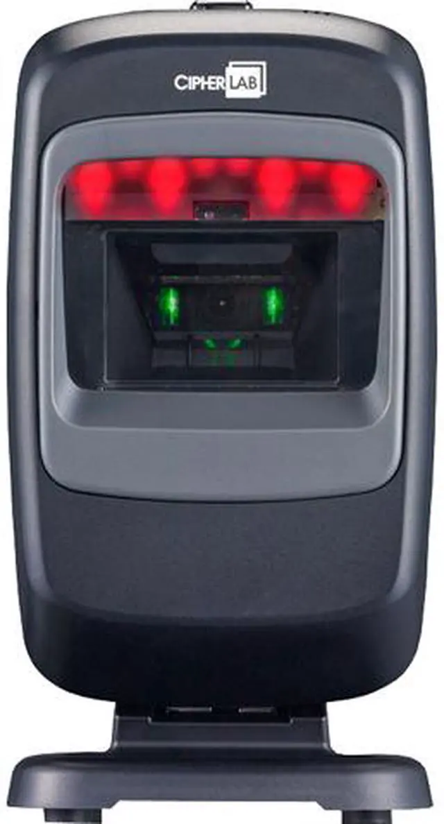Main image of CipherLab A2200NBUN0001 2200 Series Omnidirectional Barcode Scanner and 2D Imager, USB Kit - Black