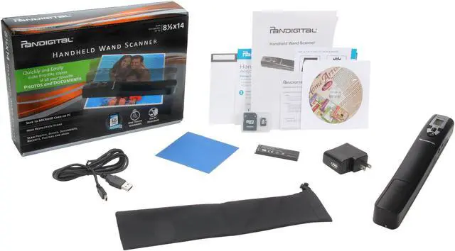 Alt view image 6 of 6 - Pandigital PANSCN08 Photo 600 dpi Handheld Wand Scanner -Includes Rechargeable Battery & Memory Card