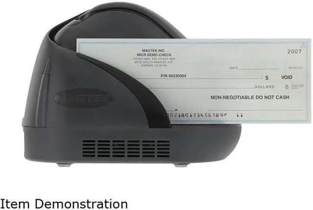 Alt view image 4 of 4 - MagTek 22370001 ImageSafe Check Reading and Imaging Device, 3-track Integrated SCRA, USB - Black