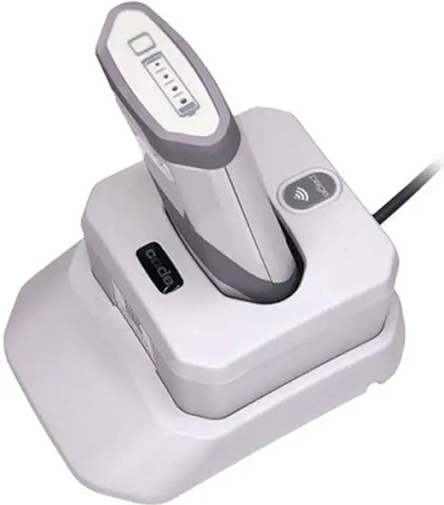 Main image of Code CR2701-100-A271-C36-FIPS Code Reader Kit, CR2700 (Bluetooth, Palm, Light Gray, CodeShield), Battery, BT Inductive Charging Station, 6-ft USB cable, Desktop Base, FIPS