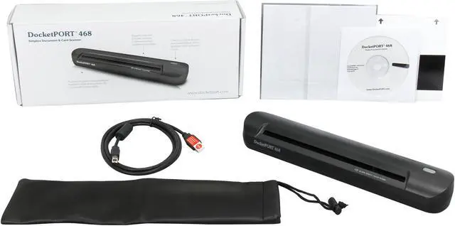 Alt view image 6 of 6 - Ambir DocketPort 468 DP468 48bit Contact image sensor (CMOS CIS) Simplex 600 dpi Sheetfed Scanner