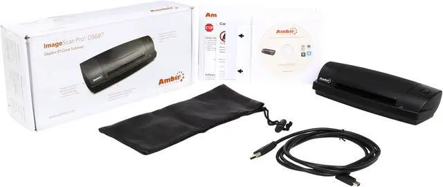 Alt view image 6 of 6 - Ambir DS687-A3P Duplex ID Card Scanner