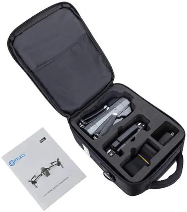 Alt view image 6 of 6 - Contixo F24 Pro Drone 4K Quadcopter UHD Live Video GPS Drones, FPV Drone with Camera for Adults Beginner 30 Mins Flight Time Long 2500mAh Battery Brushless Motor - Black (1 Battery Carrying Case)