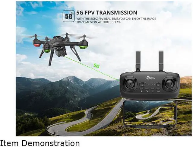 Alt view image 6 of 7 - HolyStone HS130D GPS FPV Drone with 2K FHD Camera, 5G Wi-FI Transmission, Bonus Battery