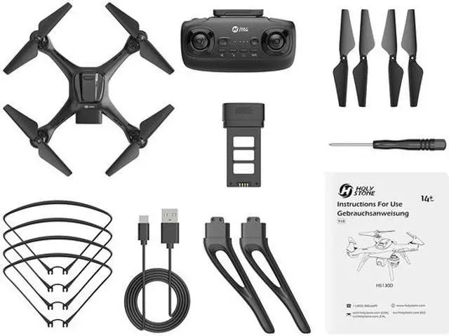 Alt view image 2 of 7 - HolyStone HS130D GPS FPV Drone with 2K FHD Camera, 5G Wi-FI Transmission, Bonus Battery