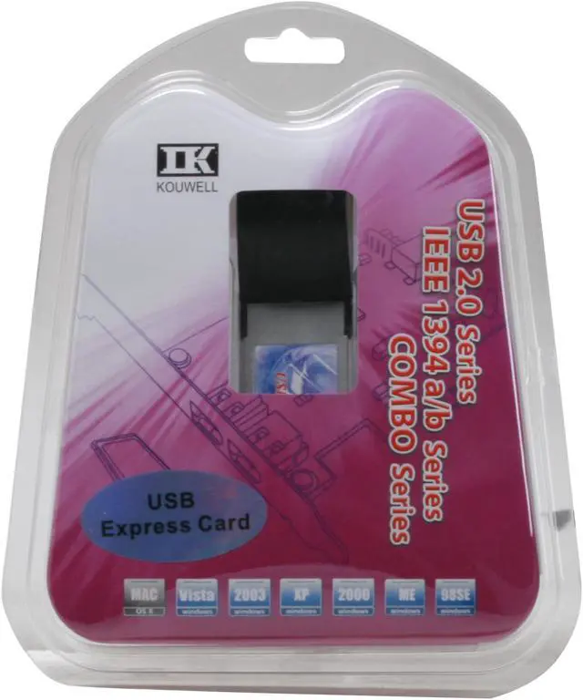 Alt view image 7 of 7 - Koutech 2002E Dual Port Hi-Speed USB 2.0 ExpressCard