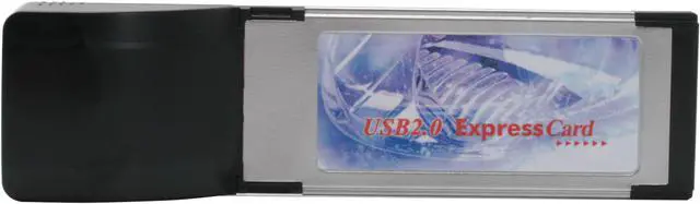 Alt view image 4 of 7 - Koutech 2002E Dual Port Hi-Speed USB 2.0 ExpressCard