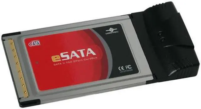 Main image of VANTEC UGT-ST350CB SATA PCMCIA Card 2 x External SATA (eSATA) port