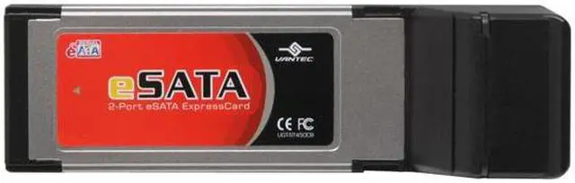 Alt view image 2 of 5 - VANTEC UGT-ST450CB SATAII ExpressCard 2 x eSATA