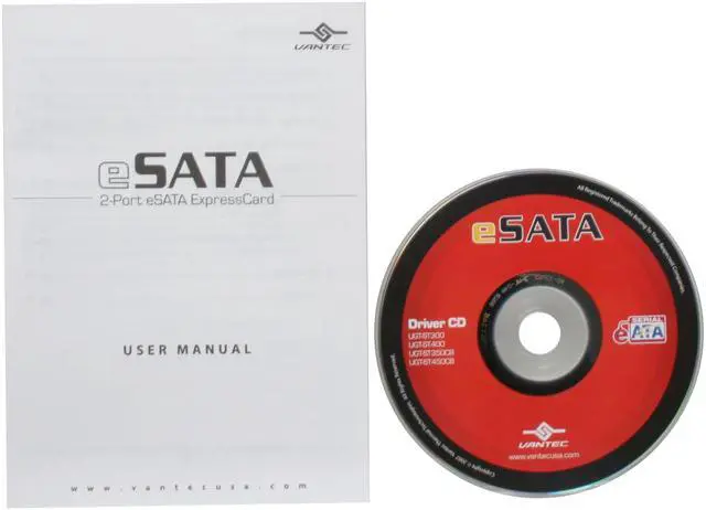 Alt view image 4 of 5 - VANTEC UGT-ST450CB SATAII ExpressCard 2 x eSATA