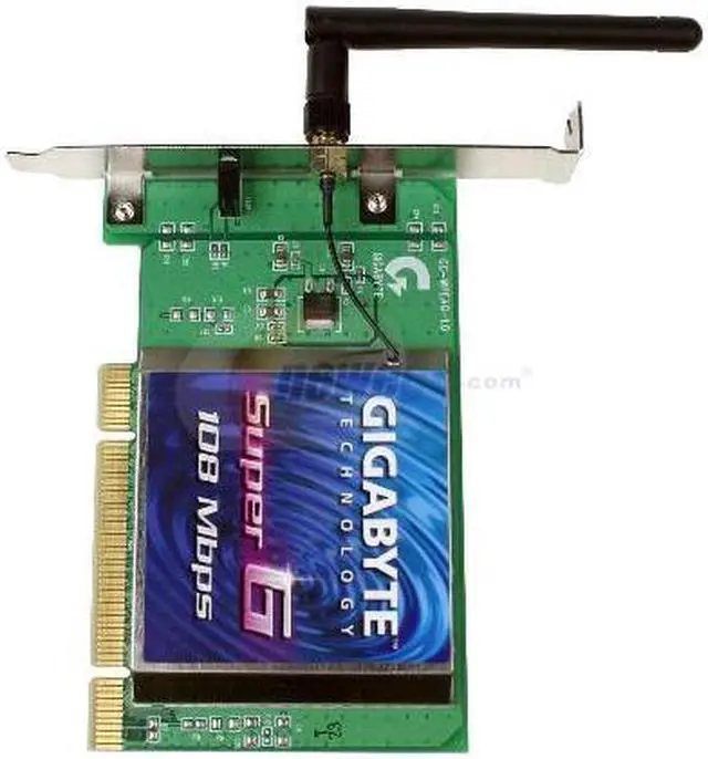 Alt view image 2 of 5 - GIGABYTE GN-WPEAG Wireless Network Adapter IEEE 802.11b/g PCI Up to 108Mbps Wireless Data Rates