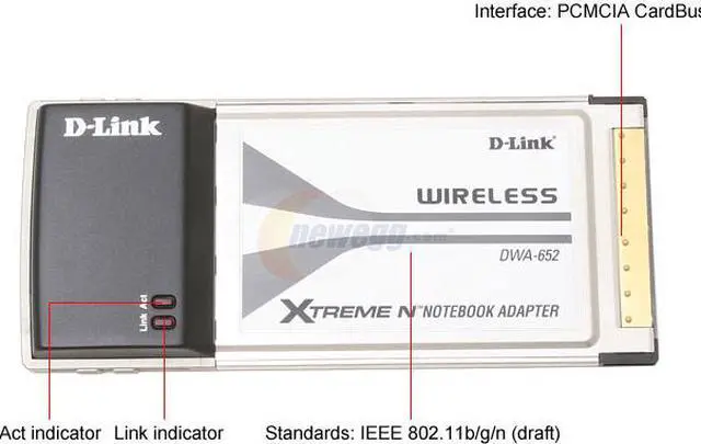 Alt view image 2 of 5 - D-Link DWA-652 Xtreme N Notebook Adapter