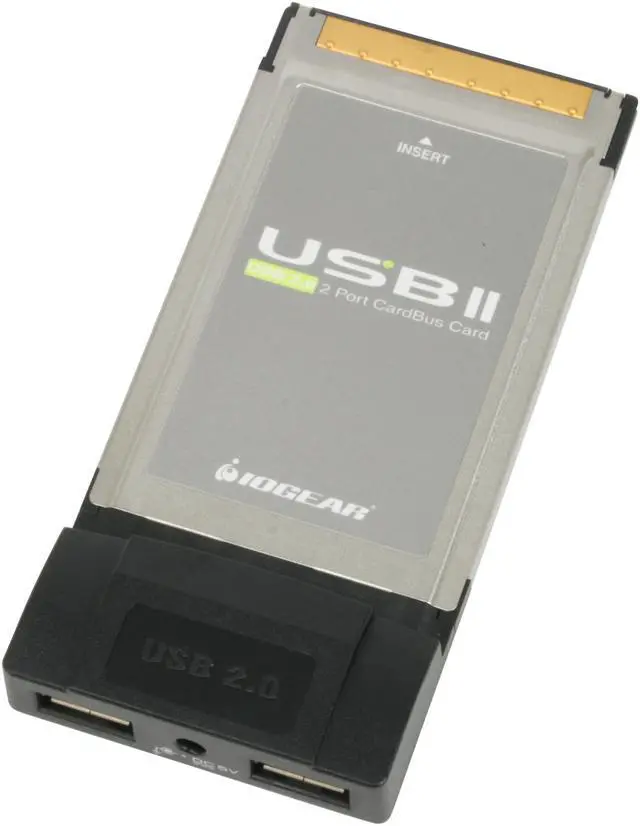Main image of IOGEAR Z-GPU202 2 Port USB 2.0 PCMCIA CardBus Card