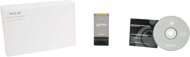 Alt view image 7 of 7 - IOGEAR Z-GPU202 2 Port USB 2.0 PCMCIA CardBus Card