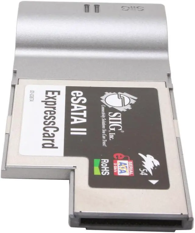 Alt view image 4 of 6 - SIIG SC-SAE512-S1 eSATA II ExpressCard/54