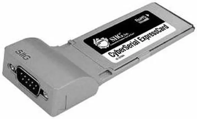 Main image of SIIG JJ-EC1012-S2 1-Port Serial (9-pin) ExpressCard/34