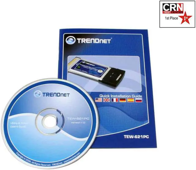 Alt view image 3 of 4 - TRENDnet TEW-621PC 300Mbps Wireless N-Draft PC Card