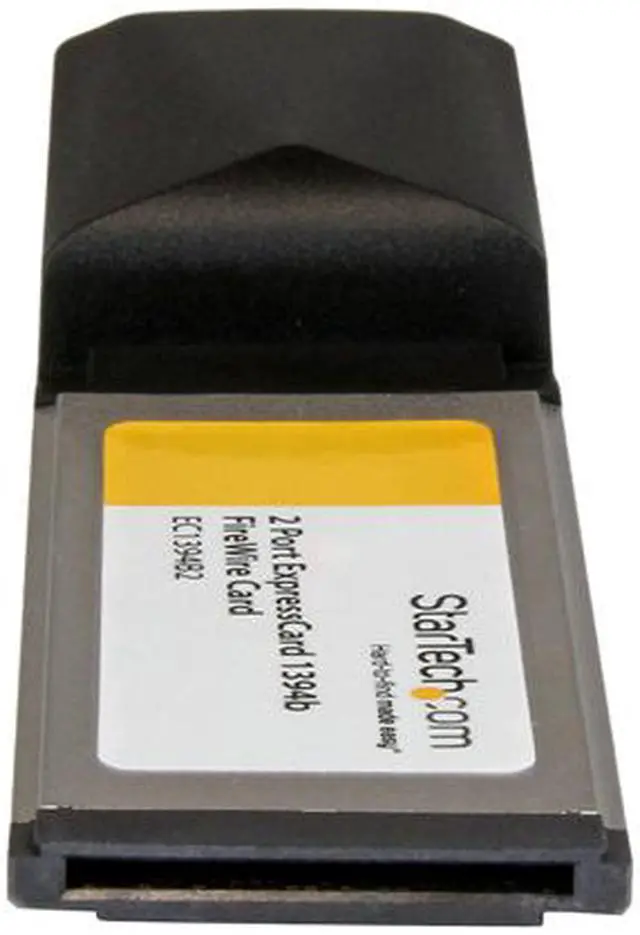 Alt view image 3 of 5 - StarTech EC1394B2 2 Port ExpressCard 1394b FireWire Laptop Adapter Card