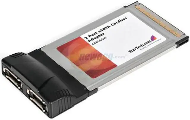 Main image of StarTech.com CBESATA2 SATA PCMCIA Card 2 x SATA II