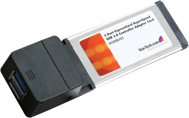 Main image of StarTech  ECUSB3S2  2 Port ExpressCard SuperSpeed USB 3.0 Card Adapter