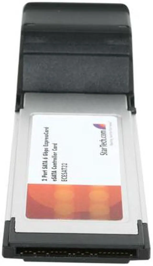 Alt view image 4 of 5 - StarTech  ECESAT32  2 Port SATA 6 Gbps ExpressCard eSATA Controller Card