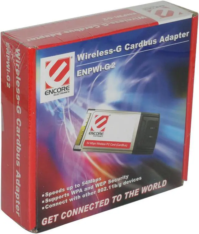 Alt view image 5 of 5 - ENCORE ENPWI-G2 Wireless 802.11g 54Mbps PCMCIA Adapter