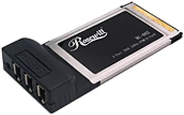 Alt view image 2 of 7 - Rosewill RC-602 IEEE 1394 PCMCIA Card 3 x IEEE 1394