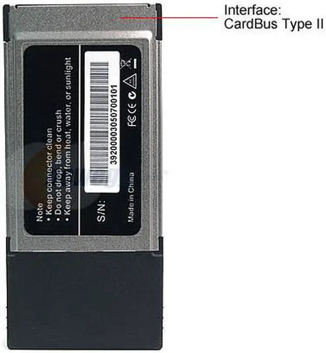 Alt view image 4 of 7 - Rosewill RC-602 IEEE 1394 PCMCIA Card 3 x IEEE 1394