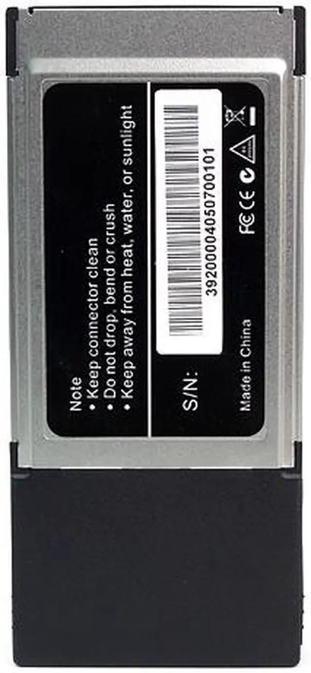 Alt view image 3 of 6 - Rosewill RC-603 USB / IEEE 1394 PCMCIA Card 2 x USB 2.0 2 x IEEE 1394