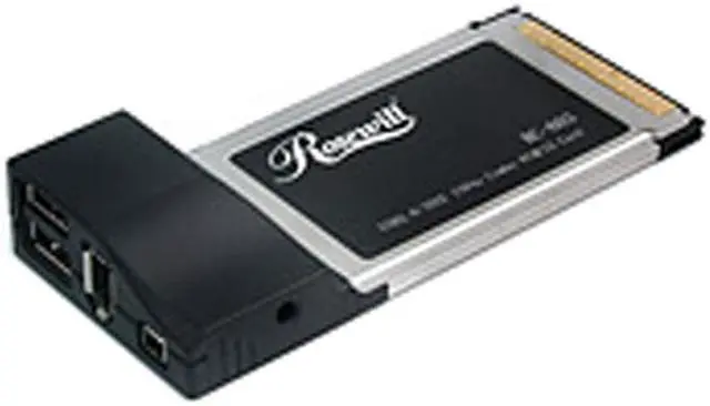 Main image of Rosewill RC-603 USB / IEEE 1394 PCMCIA Card 2 x USB 2.0 2 x IEEE 1394