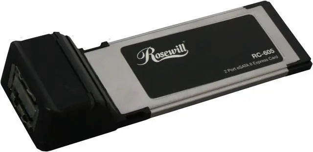 Main image of Rosewill RC-605 SATAII ExpressCard 2 x SATA