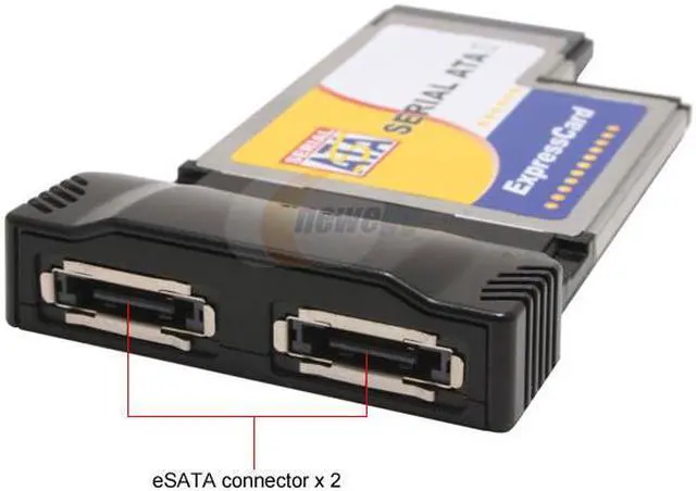 Alt view image 2 of 4 - PPA 1165 SATA II ExpressCard 54 2 x SATA II