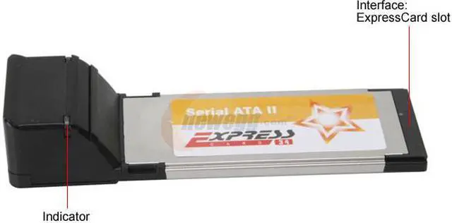 Alt view image 3 of 6 - PPA 1172 2 eSATA Ports ExpressCard
