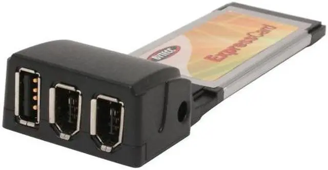 Main image of BYTECC BT- ECU2FW 1394A 2 Ports + USB2.0 1 Port Express Card