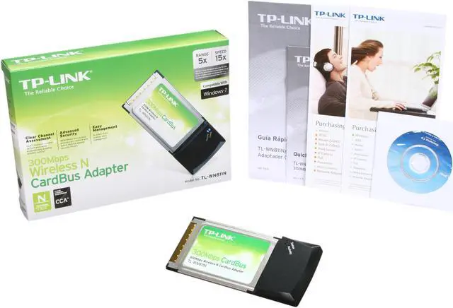 Alt view image 5 of 5 - TP-LINK TL-WN811N 300Mbps Wireless N Cardbus Adapter