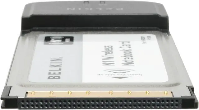 Alt view image 3 of 5 - BELKIN F5D8011 N1 Wireless Notebook Card