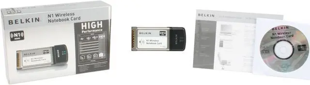 Alt view image 5 of 5 - BELKIN F5D8011 N1 Wireless Notebook Card