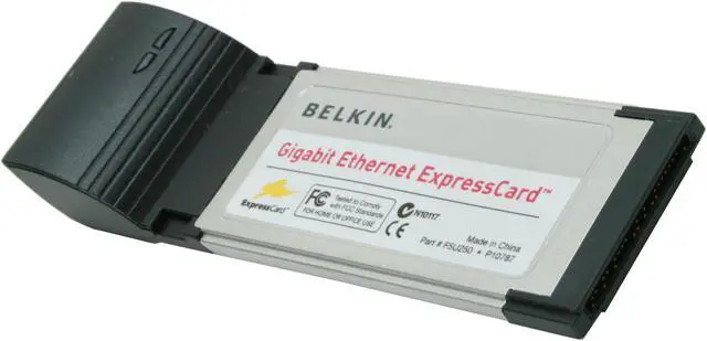 Main image of BELKIN F5U250 Gigabit Ethernet ExpressCard