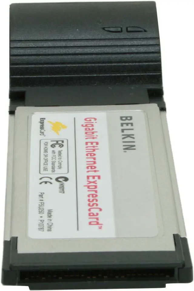 Alt view image 4 of 5 - BELKIN F5U250 Gigabit Ethernet ExpressCard