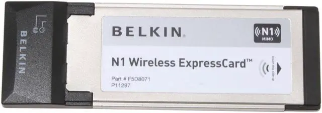 Alt view image 2 of 4 - BELKIN F5D8071 N1 Wireless ExpressCard