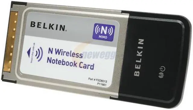 Main image of BELKIN F5D8013 N Wireless Notebook Card