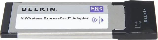 Alt view image 2 of 4 - BELKIN F5D8073 N Wireless ExpressCard Adapter