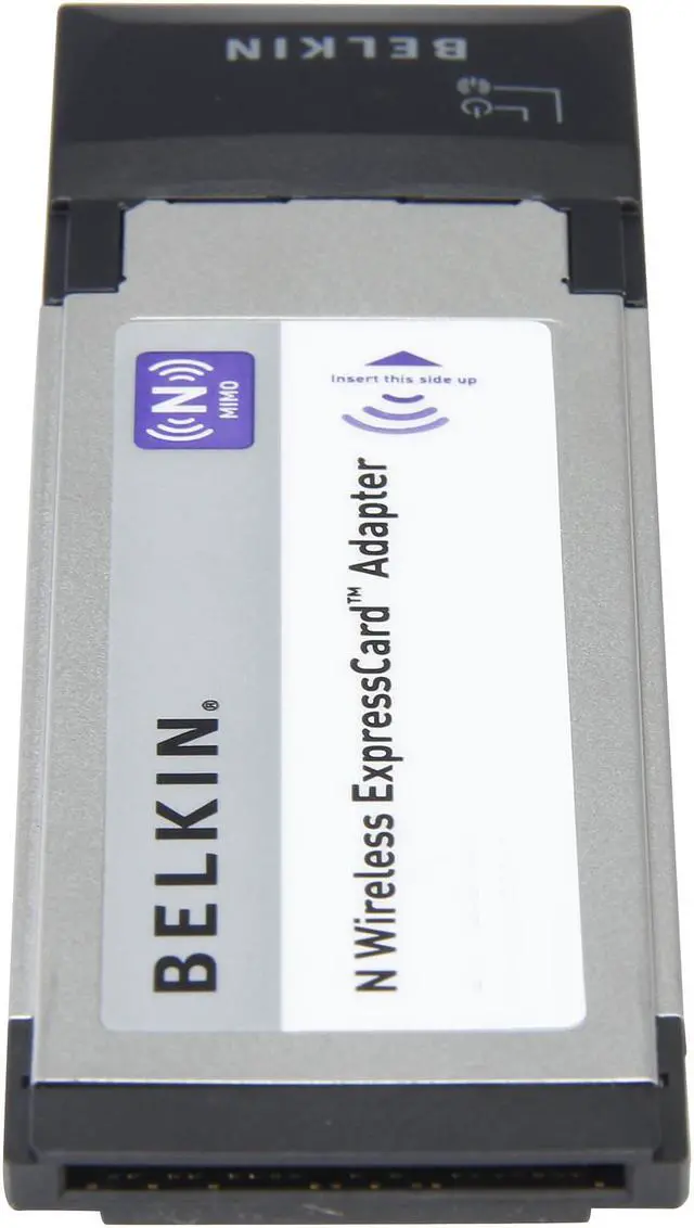 Alt view image 3 of 4 - BELKIN F5D8073 N Wireless ExpressCard Adapter