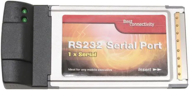 Alt view image 3 of 5 - SYBA SD-PCB-1S PCMCIA RS232 1x Serial Port Adapter