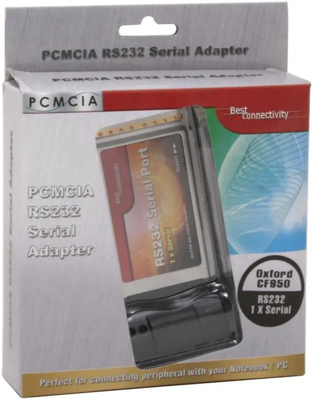 Alt view image 5 of 5 - SYBA SD-PCB-1S PCMCIA RS232 1x Serial Port Adapter