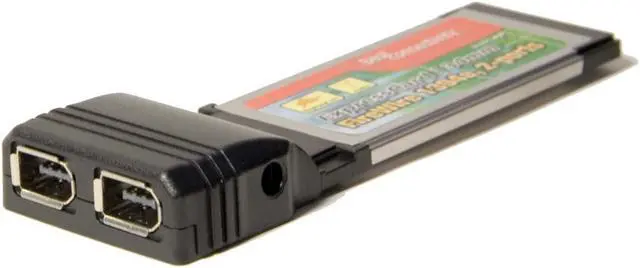 Main image of SYBA SD-EXPC34-2F 2-ports FireWire 1394a ExpressCard /34mm